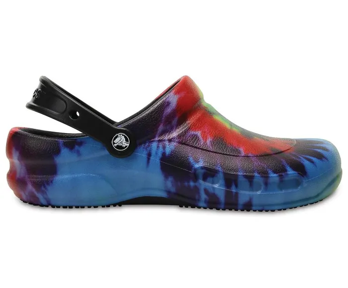Crocs Bistro Graphic Clog Black Multi WomensMens Clogs