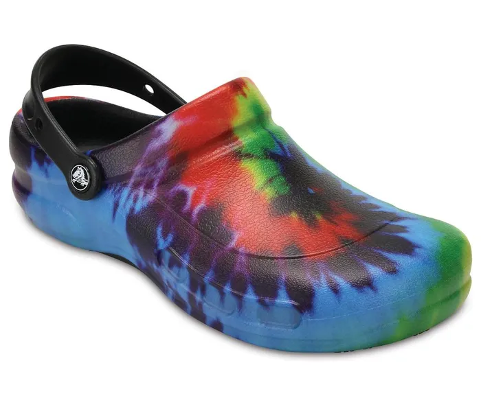 Crocs Bistro Graphic Clog Black Multi WomensMens Clogs