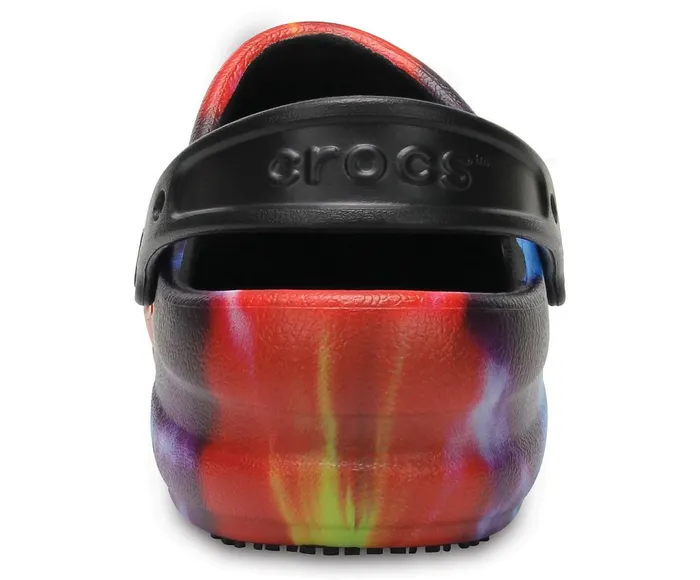 Crocs Bistro Graphic Clog Black Multi WomensMens Clogs