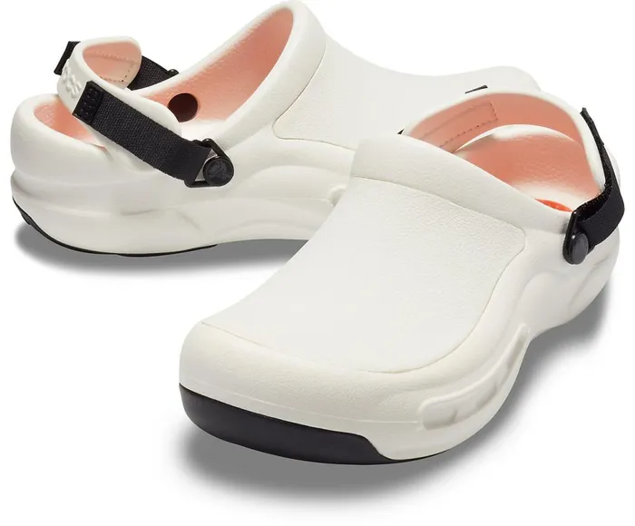Crocs Bistro Pro LiteRide Clog White WomensMens Clogs