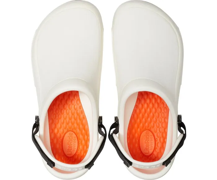 Crocs Bistro Pro LiteRide Clog White WomensMens Clogs