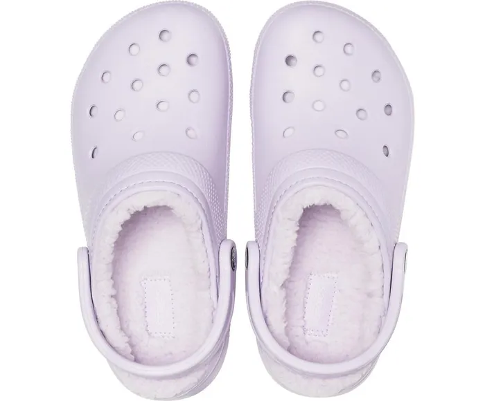 Crocs Classic Lined Clog Lavender Lavender WomensMens Clogs