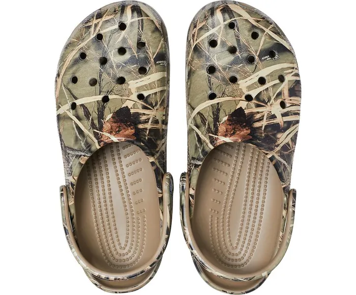 Crocs Classic Realtree V2 Khaki WomensMens Clogs