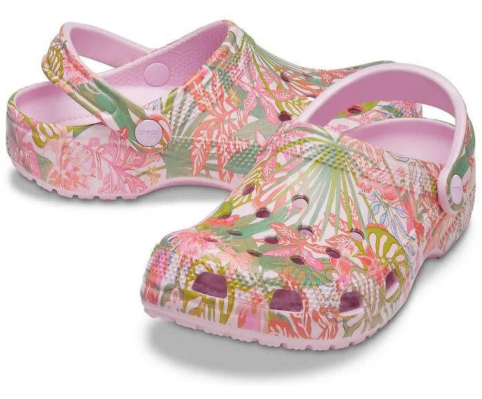 Crocs Classic Vera Bradley Clog Ballerina Pink Womens Clogs