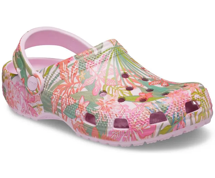 Crocs Classic Vera Bradley Clog Ballerina Pink Womens Clogs