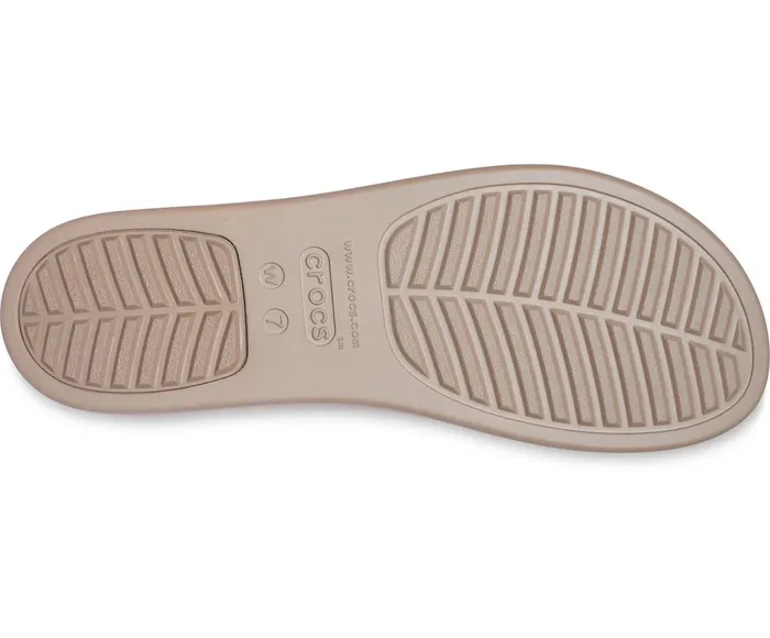 Crocs Crocs Brooklyn Low Wedge Flame Mushroom Womens Sandals