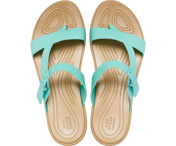 Crocs Crocs Tulum Toe Post Sandal Pistachio Womens Sandals