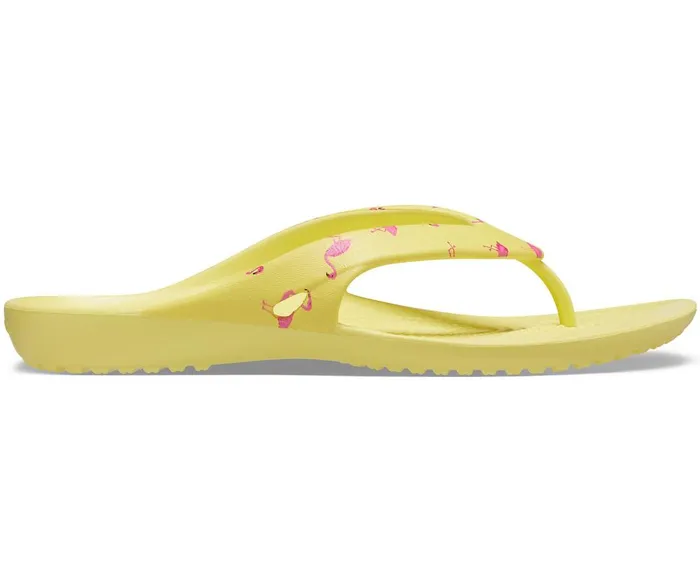 Crocs Kadee II Printed Flip Flamingo Womens Sandals