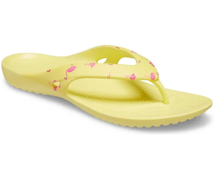Crocs Kadee II Printed Flip Flamingo Womens Sandals