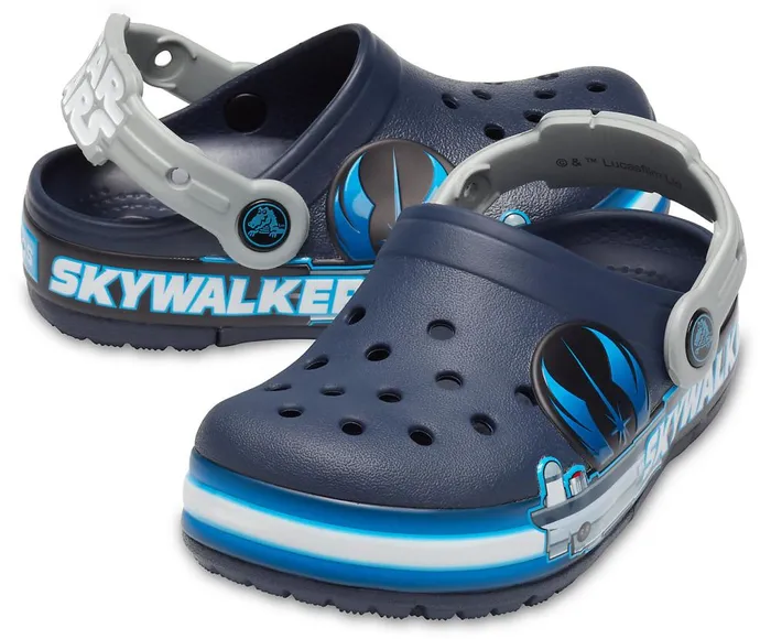 Crocs Kids Crocs Fun Lab Luke Skywalker Lights Clog Navy Boys Clogs