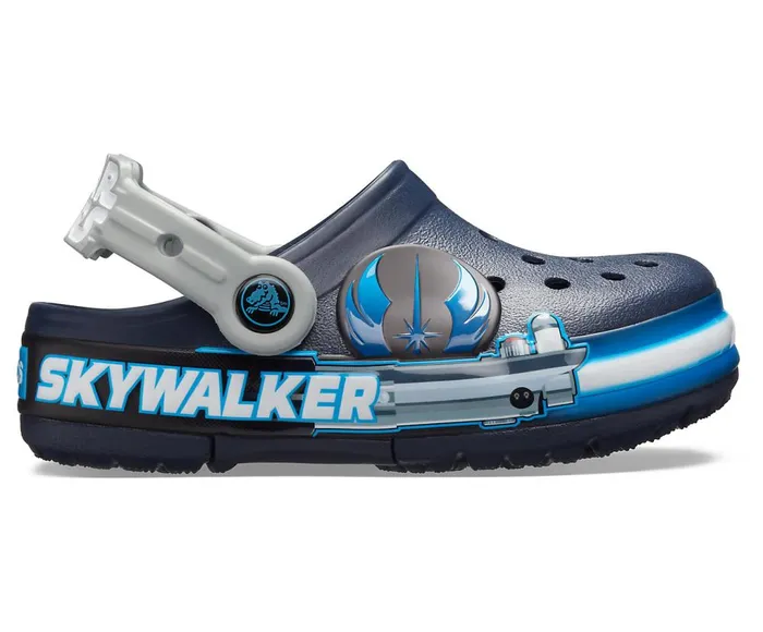 Crocs Kids Crocs Fun Lab Luke Skywalker Lights Clog Navy Boys Clogs