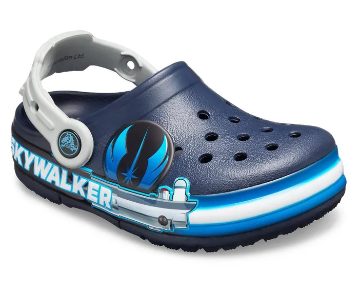 Crocs Kids Crocs Fun Lab Luke Skywalker Lights Clog Navy Boys Clogs