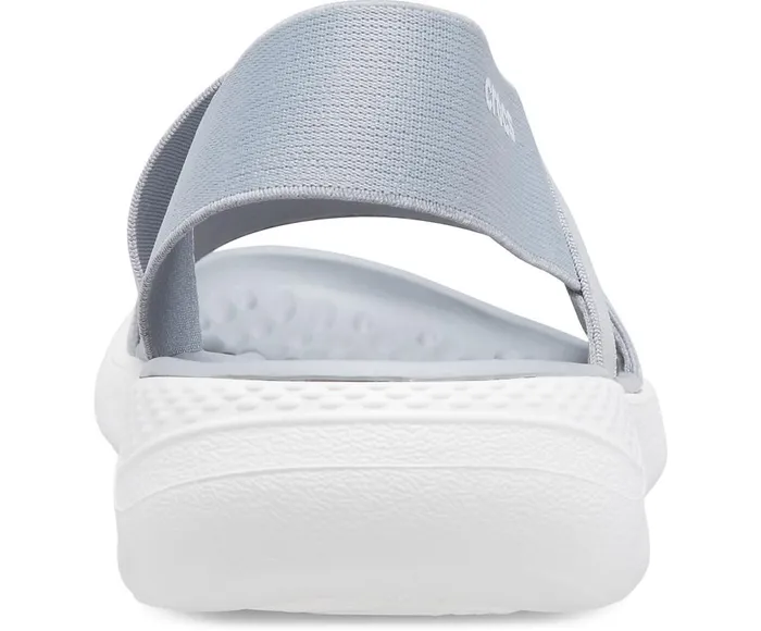 Crocs LiteRide Stretch Sandal Light Grey White Womens Sandals