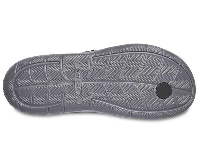 Crocs Swiftwater Wave Flip BlackSlate Grey Mens Sandals