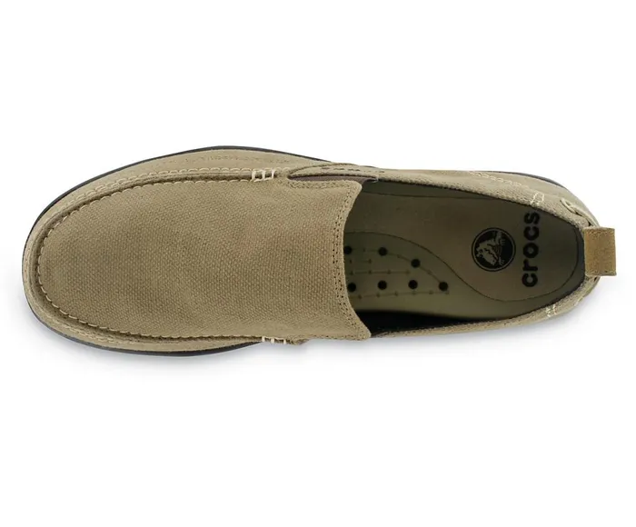 Crocs Walu SlipOn Khaki Espresso Mens Loafers