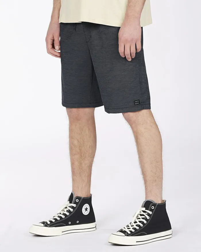 Crossfire Elastic Waist Submersible Shorts 18034 Navy Men Billabong Shorts