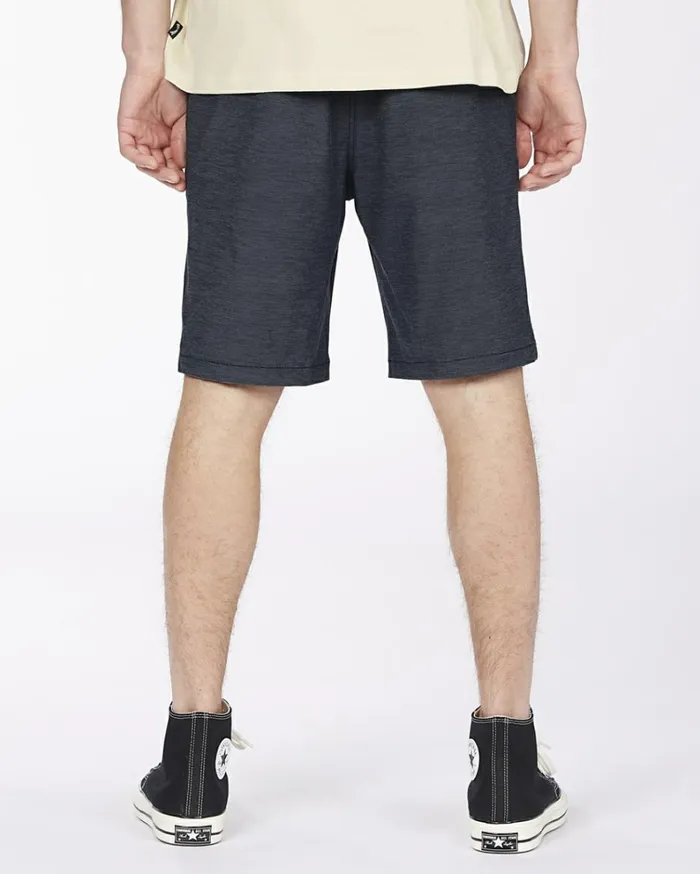 Crossfire Elastic Waist Submersible Shorts 18034 Navy Men Billabong Shorts