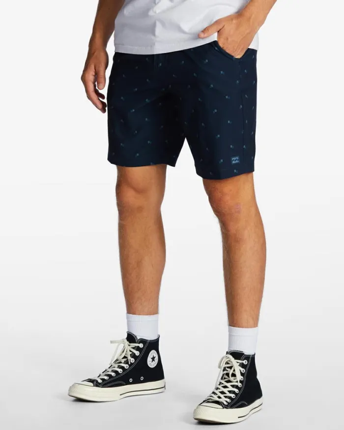Crossfire Mid Submersible 19034 Shorts Navy Men Billabong Shorts