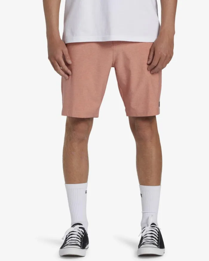 Crossfire Mid Submersible Shorts 19034 Coral Men Billabong Shorts