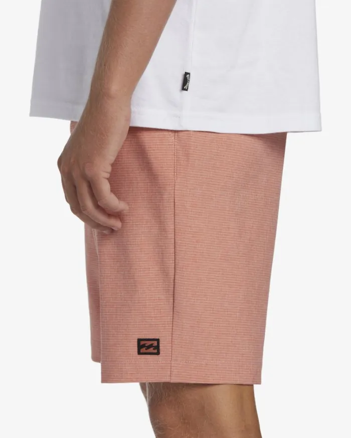 Crossfire Mid Submersible Shorts 19034 Coral Men Billabong Shorts