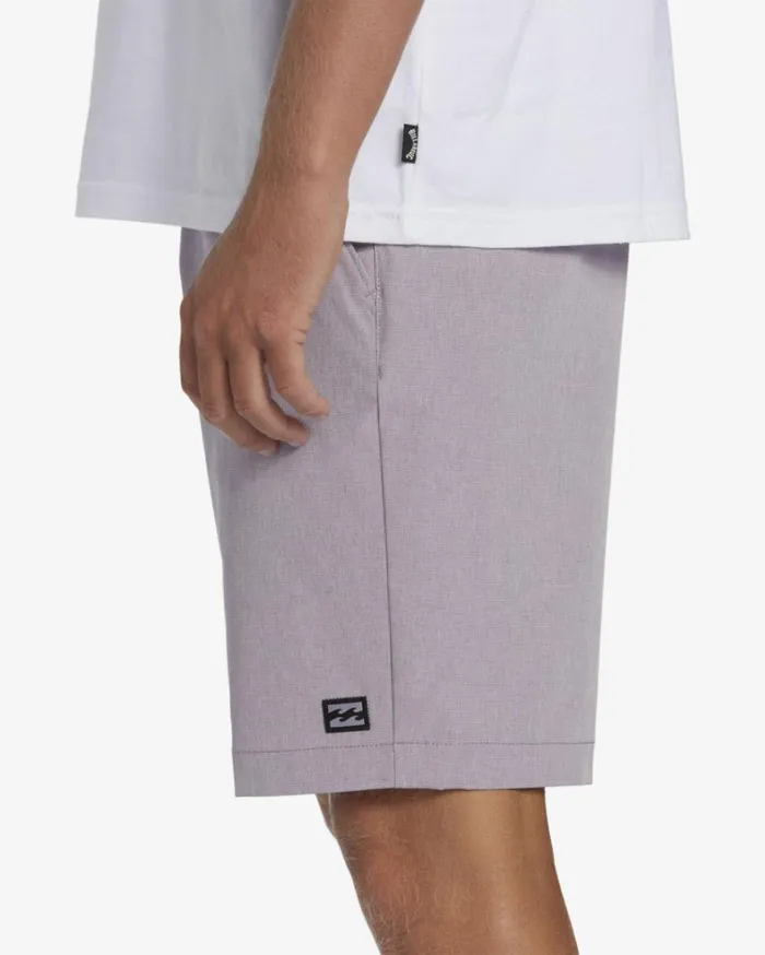 Crossfire Mid Submersible Shorts 19034 Plum Men Billabong Shorts