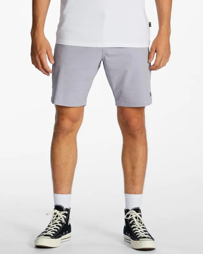 Crossfire Slub Submersible 19034 Shorts Grey Violet Men Billabong Shorts