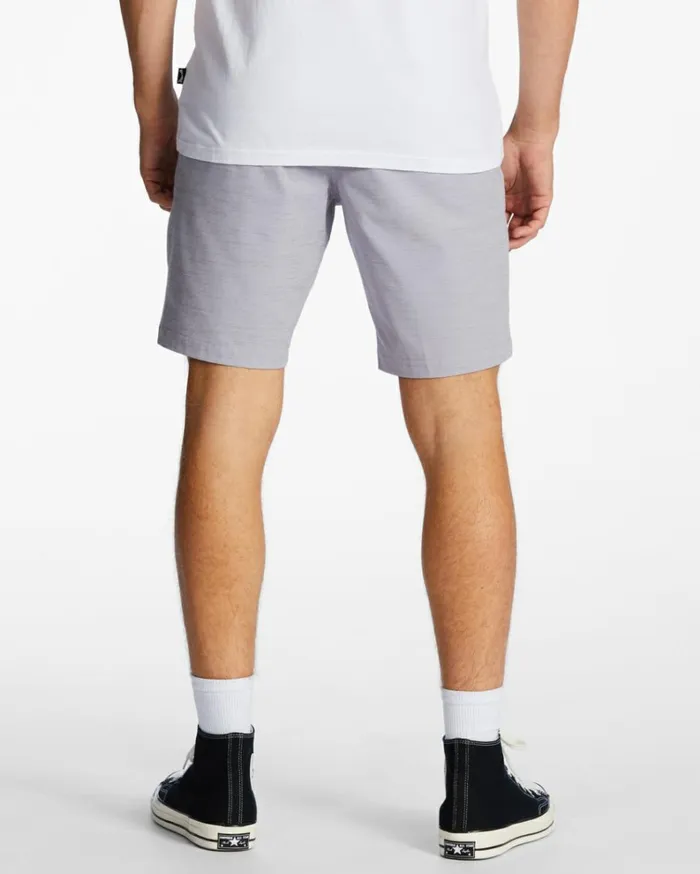 Crossfire Slub Submersible 19034 Shorts Grey Violet Men Billabong Shorts