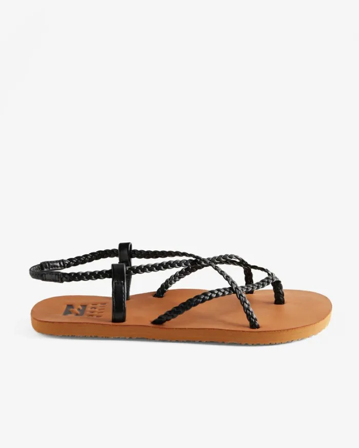 Crossing By Braided Sandals Off Black Women Billabong Shoes