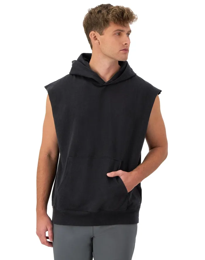 CutOff TShirt Hoodie Black Men Champion Hoodies and Sweatshirts
