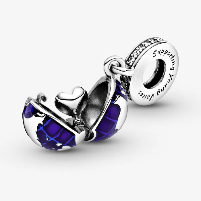 Dangle Charms Women Pandora Blue Planet Dangle Charm