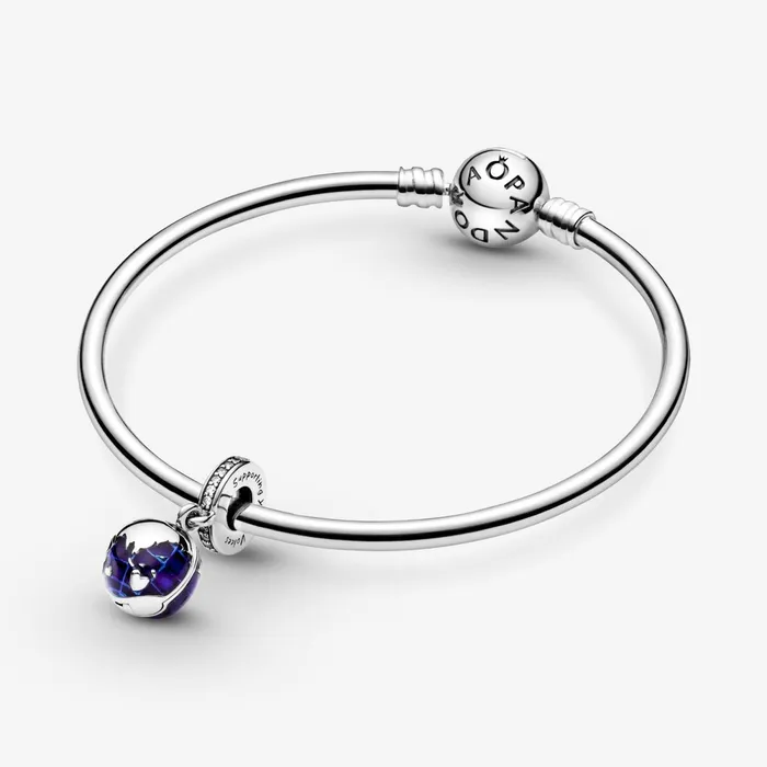 Dangle Charms Women Pandora Blue Planet Dangle Charm