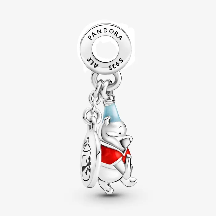 Dangle Charms Women Pandora Disney Winnie The Pooh Birthday Dangle Charm
