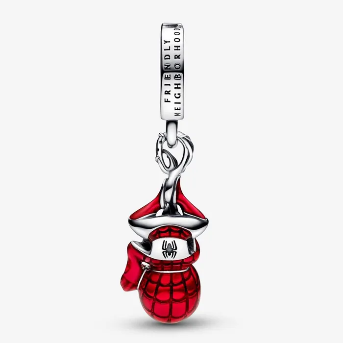 Dangle Charms Women Pandora Marvel Hanging SpiderMan Dangle Charm