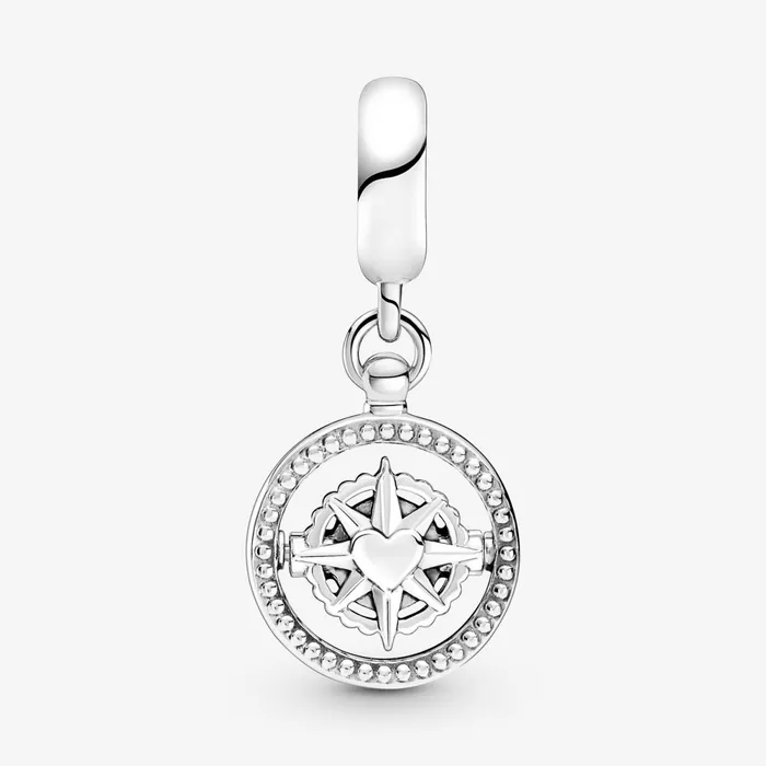 Dangle Charms Women Pandora Spinning Compass Dangle Charm
