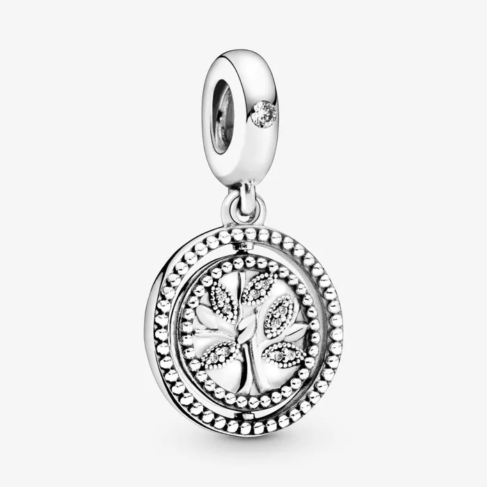 Dangle Charms Women Pandora Spinning Family Tree Dangle Charm
