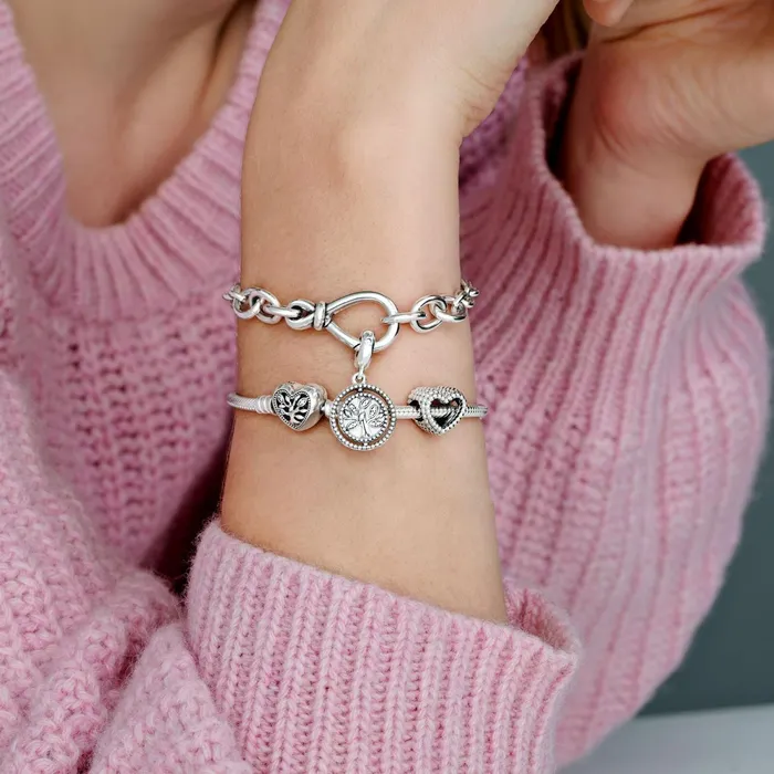 Dangle Charms Women Pandora Spinning Family Tree Dangle Charm
