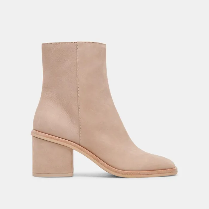 Dapper Booties Taupe Nubuck Women Dolce Vita Boots and Booties