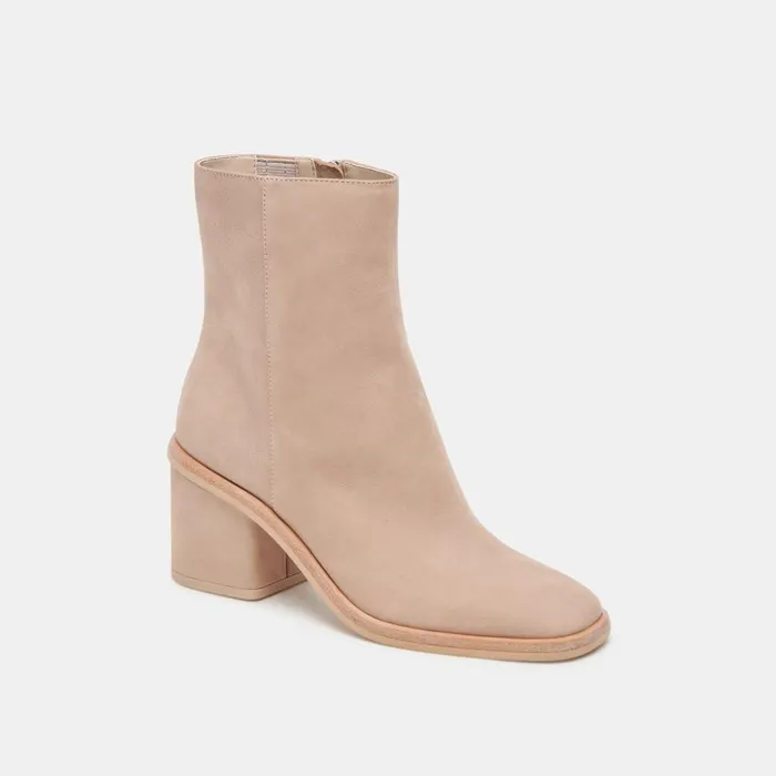 Dapper Booties Taupe Nubuck Women Dolce Vita Boots and Booties