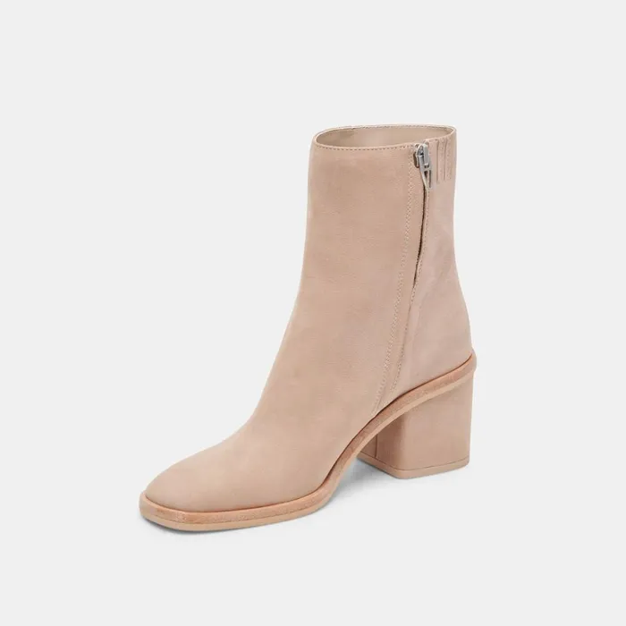 Dapper Booties Taupe Nubuck Women Dolce Vita Boots and Booties
