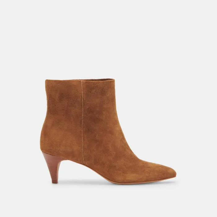 Dee Booties Brown Suede Women Dolce Vita Boots and Booties