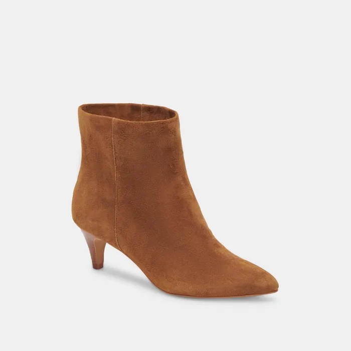 Dee Booties Brown Suede Women Dolce Vita Boots and Booties