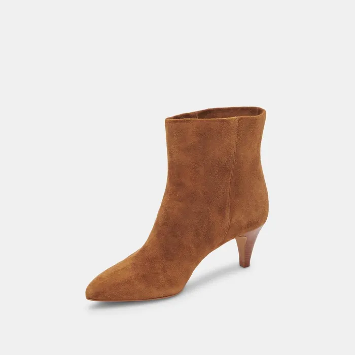 Dee Booties Brown Suede Women Dolce Vita Boots and Booties