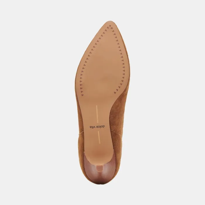 Dee Booties Brown Suede Women Dolce Vita Boots and Booties