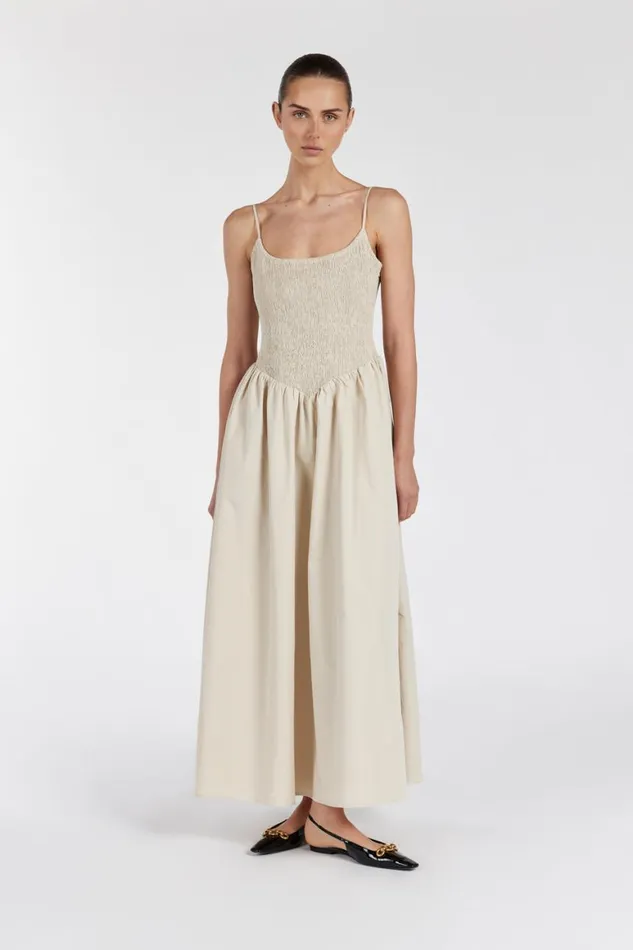 DISSH Event Dresses MILANO STONE COTTON MIDI DRESS 8211 Women