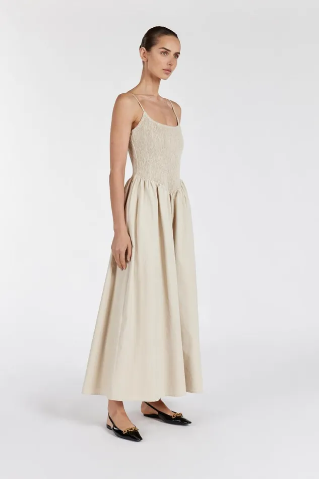 DISSH Event Dresses MILANO STONE COTTON MIDI DRESS 8211 Women