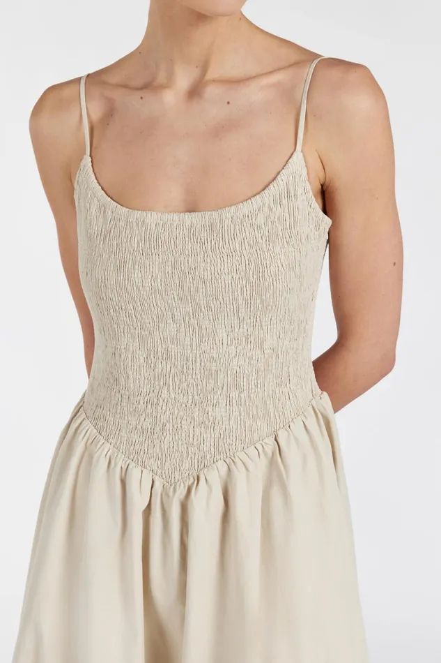 DISSH Event Dresses MILANO STONE COTTON MIDI DRESS 8211 Women