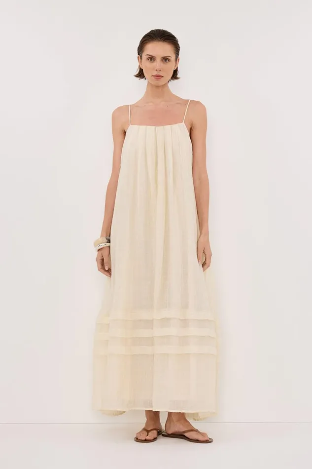 DISSH Midi Dresses TAHITI LEMON MIDI DRESS 8211 Women