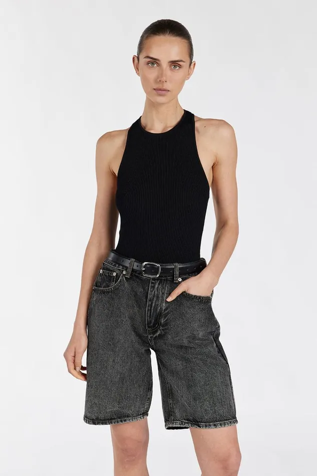 DISSH Shorts BAMBI BLACK BERMUDA DENIM SHORT 8211 Women