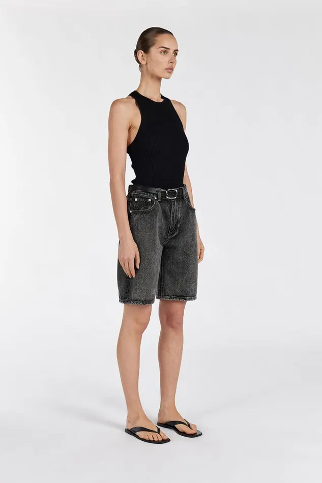 DISSH Shorts BAMBI BLACK BERMUDA DENIM SHORT 8211 Women