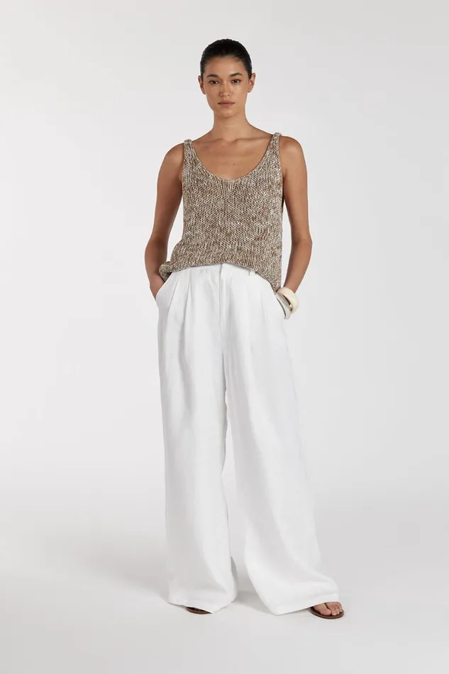 DISSH Tanks HEIDI TAN MARLE SCOOP TANK 8211 Women